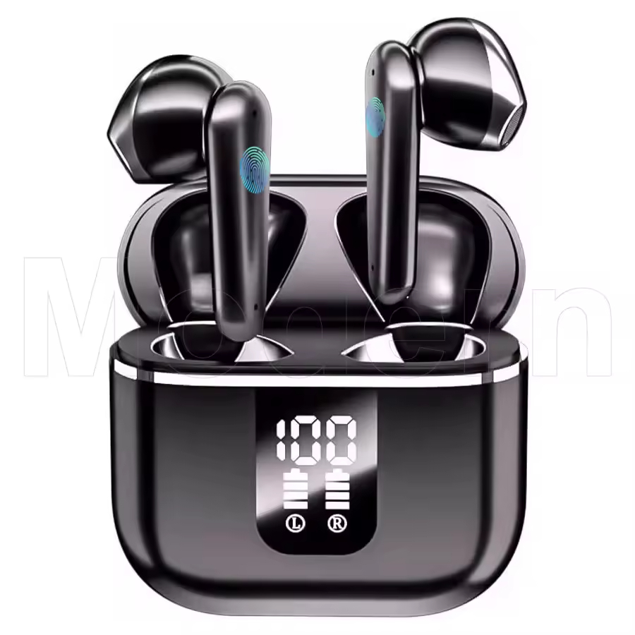 YYK-750 ANC+ENC Noise Reduction Wireless Earbuds Power Digital Display Earphones with Hifi Sound Quality and V5.3 Low Latency